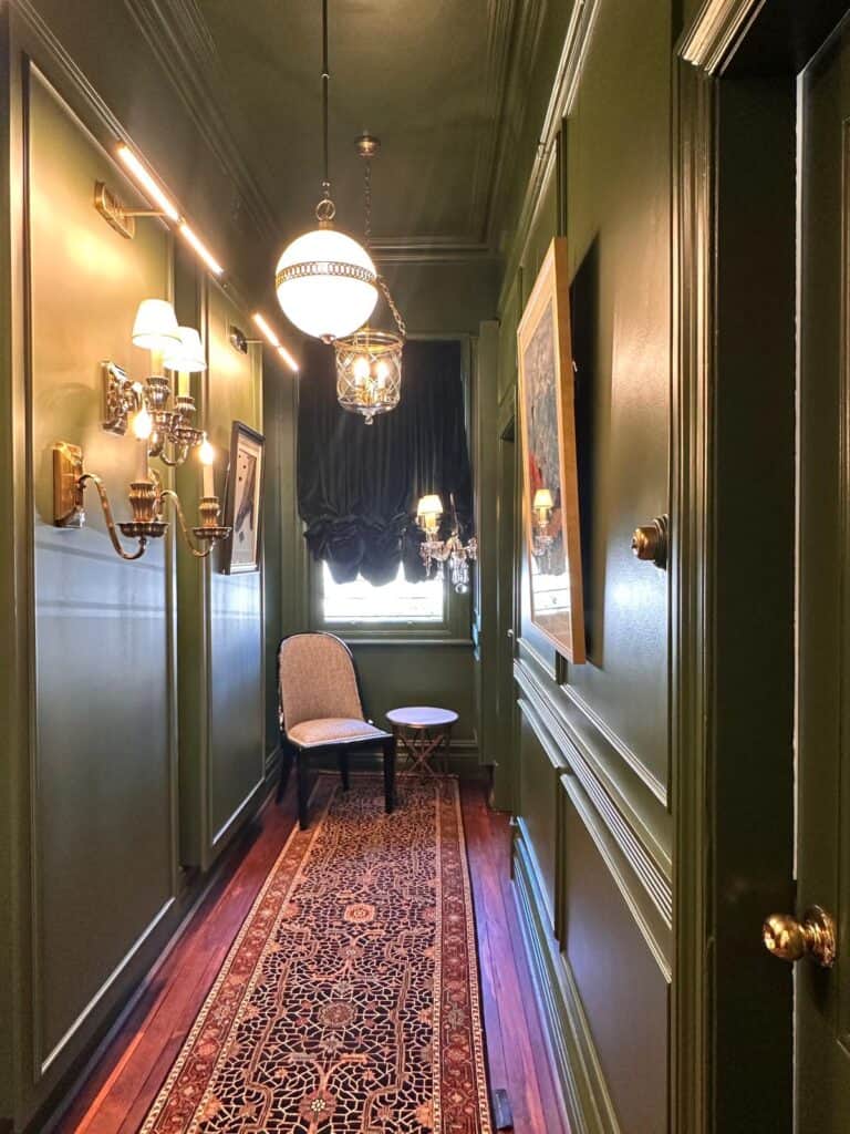 Stunning Austrian Blind in Perth hallway
