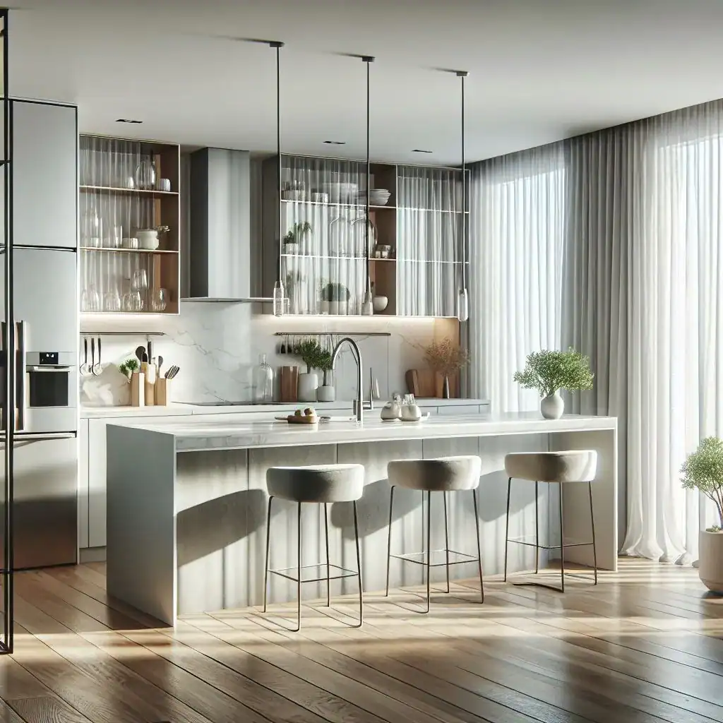 kitchen sheer curtains in Perth