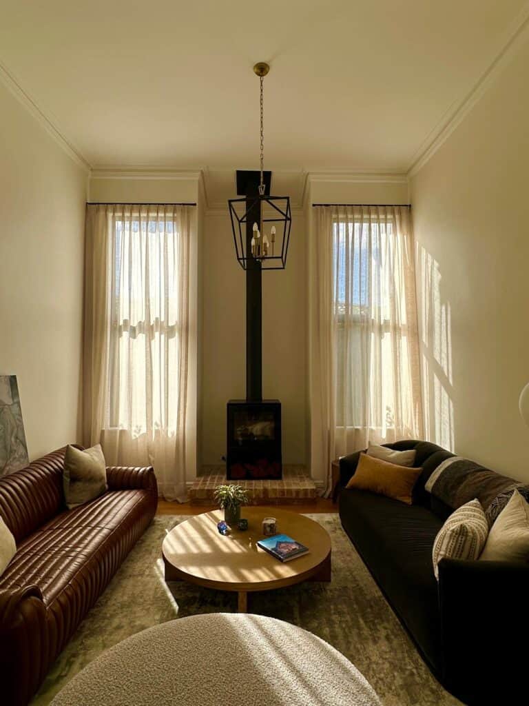 linen blend curtains in Perth