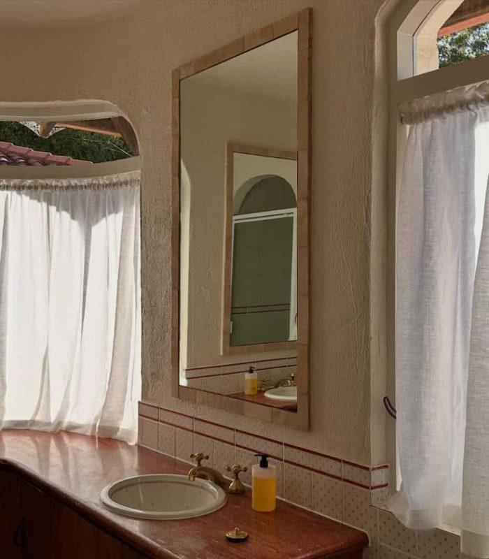 custom made cafe curtains in Perth home